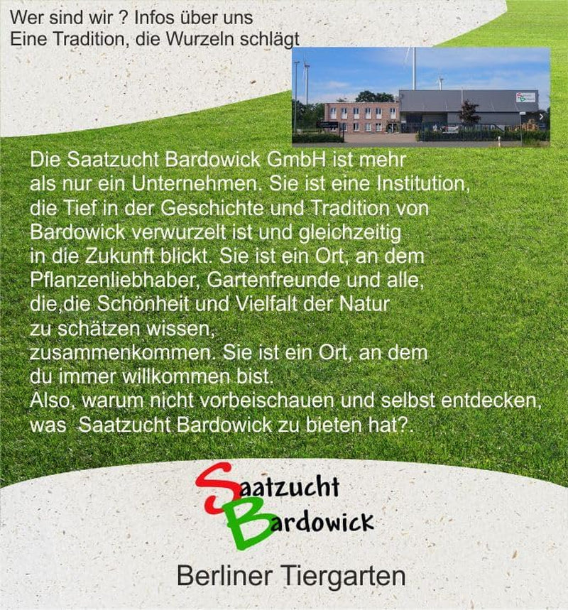 Rasen Berliner Tiergarten Grassamen Rasensamen Rasensaat Gras 2,5Kg - Eleganter Zierrasen - Qualität Zum Fairen Preis !