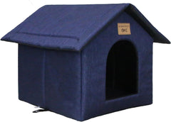Katzenhaus Für Draußen Winterfest Wasserdicht Wetterfester Katzenhöhle Haustierhaus mit Katzenmatte Warm Hundehöhle Waschbar Hundehaus Tierheim Für Streuner Haustiere 45x40x45