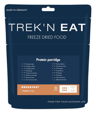 Trek'n Eat Protein Owsianka – wysokobiałkowe śniadanie na świeżym powietrzu | Stół liofilizowany na kemping, wędrówki i wyprawy | Sycące, szybkie w przygotowaniu, idealne w podróży