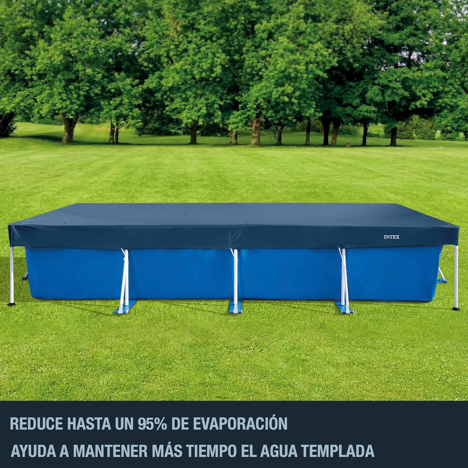 Intex Bestway Flowclear folia basenowa, niebieska, 450 x 220 x 20 cm