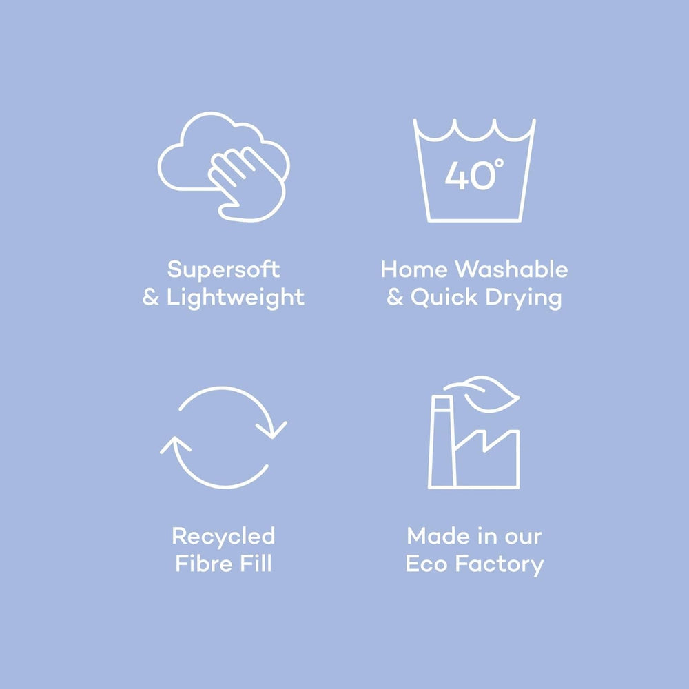 Poszwa na kołdrę Night Lark Super King 6 Tog Wiosna Lato - Niebieski Ogród Super miękka pocieszyciel Lekka, nadająca się do prania w pralce szybkoschnąca poszwa na kołdrę Uniwersalna dwustronna kołdra Naty Shop