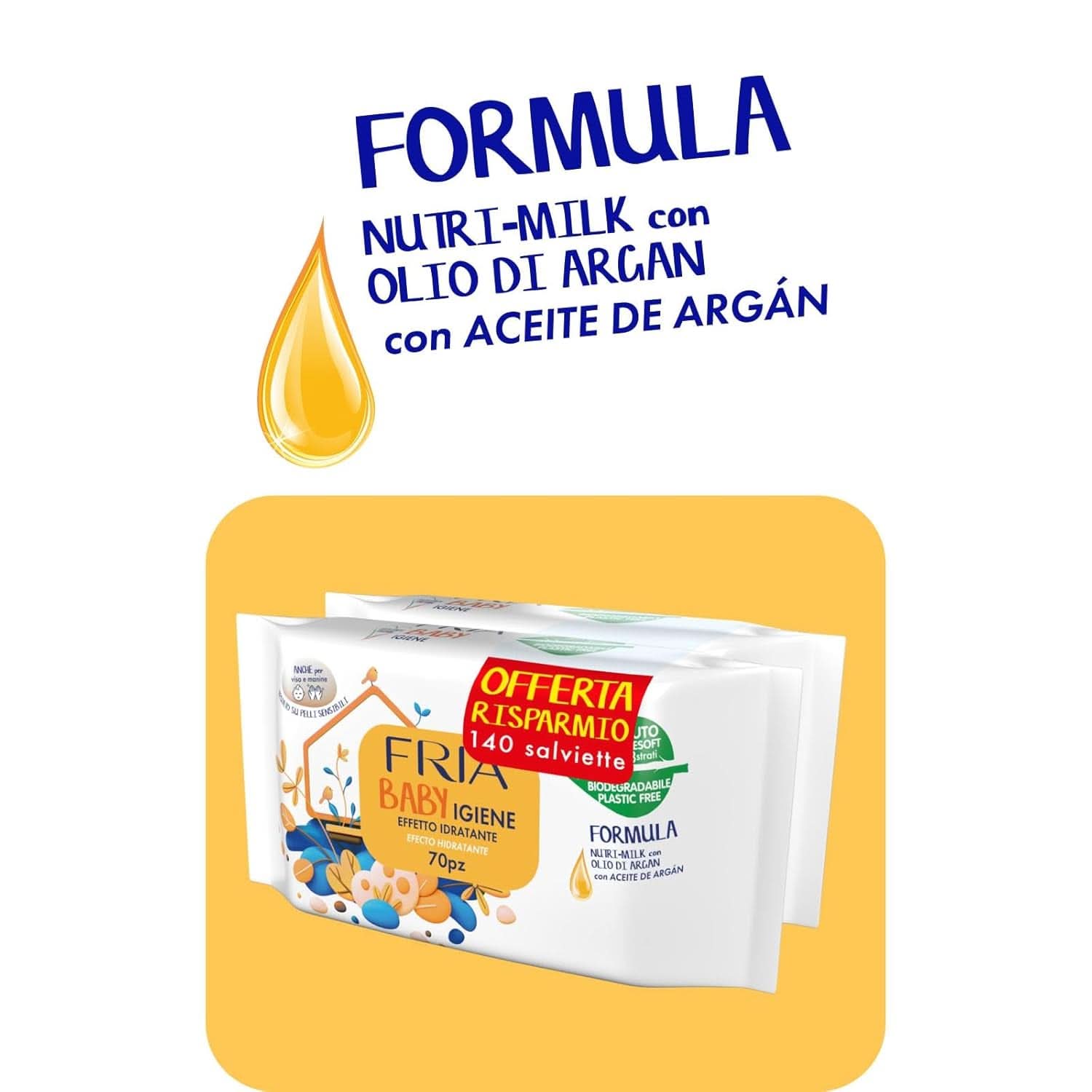 Chusteczki nawilżane, opakowanie 2 szt. (2 x 72 chusteczki) Chusteczki nawilżane dla niemowląt Naty Shop