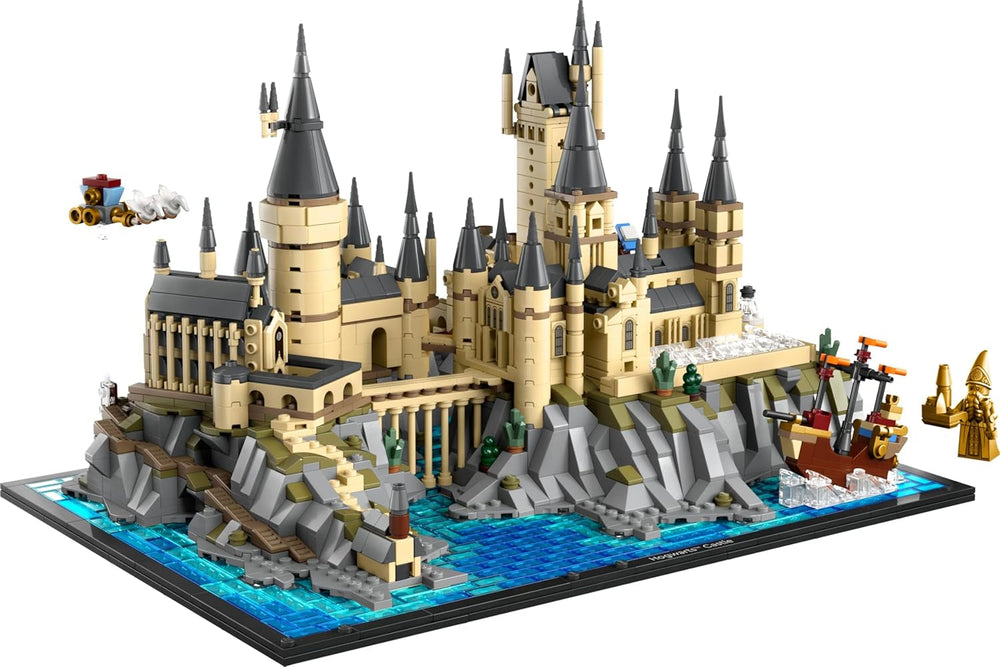 Zamek Hogwart LEGO Harry Potter ze skrzydłami zamku — zestaw z kolekcji dla dorosłych, zawierający wieżę główną i wieżę astronomiczną, komnatę tajemnic i minifigurkę architekta — prezent dla kobiet — 76419 Zestawy do budowania Besuche den LEGO-Store
