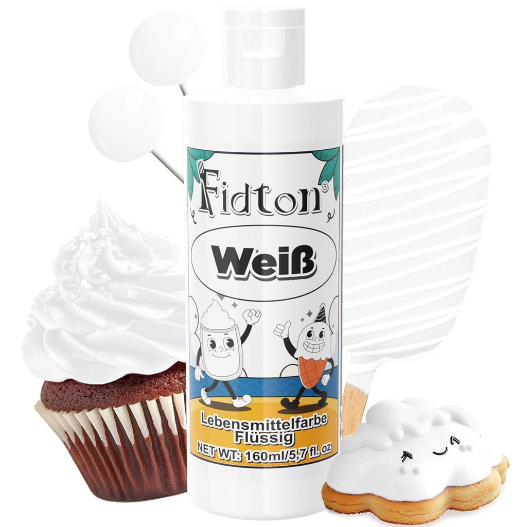 Colorant alimentar gel - Fidton 7 culori colorant alimentar foarte concentrat, decorațiuni comestibile pentru tort pentru fondant, colorant alimentar pentru colorarea ouălor, gogoșilor, macaroanelor - 10 ml