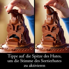 LEGO Harry Potter Der Sprechende Hut, Hogwarts-Modell für Erwachsene, Film-Geschenk für Frauen, Männer, Mama und Papa, mit zufälligen 31 Klangkombinationen, Sortiert Dich in Dein Hogwarts Haus 76429