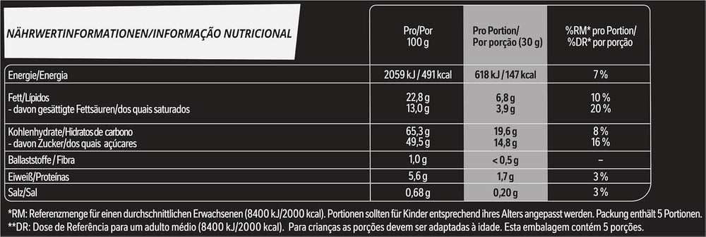 Baton czekoladowy LION Black & White, przekąska o intensywnym smaku, chrupiąca czekolada i chrupiące chipsy, nadzienie brownie, wyjątkowe doznanie rozpływające się w ustach, 1 opakowanie (5 x 30g)