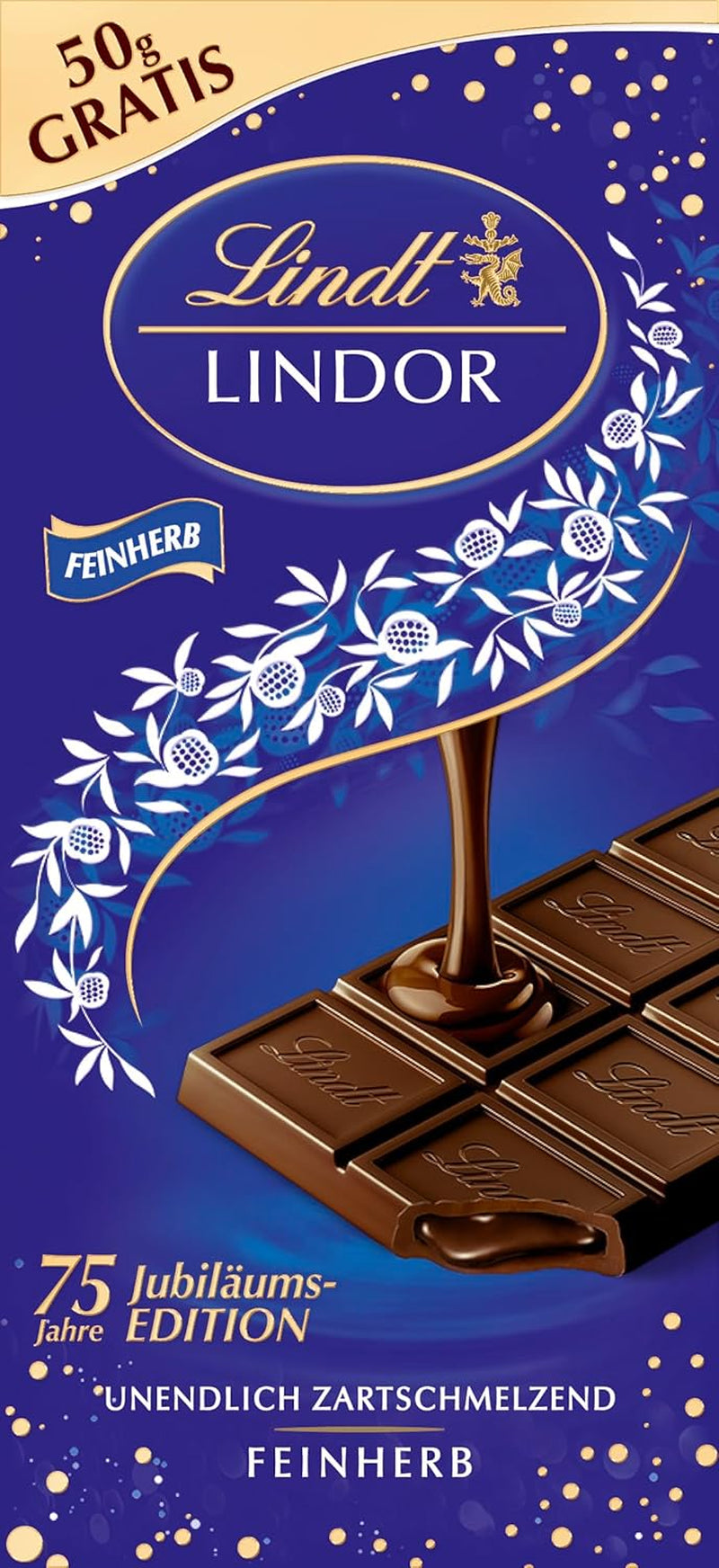 Czekolada Lindta | LINDOR saszetki do sernika | 137g | 10 Kulek z mlecznej czekolady z rozpływającym się w ustach sernikiem | Czekoladowy prezent