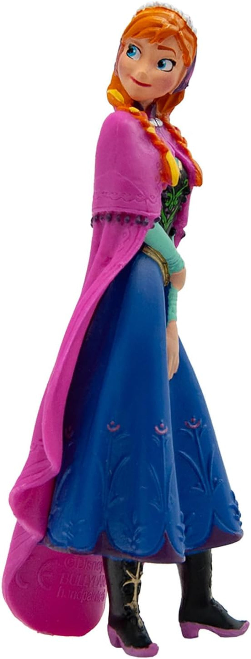 Bullyland 12960 - Spielfigur Prinzessin Anna aus Walt Disney Die Eiskönigin, ca. 9,5 cm, detailgetreu, ideal als kleines Geschenk für Kinder ab 3 Jahren
