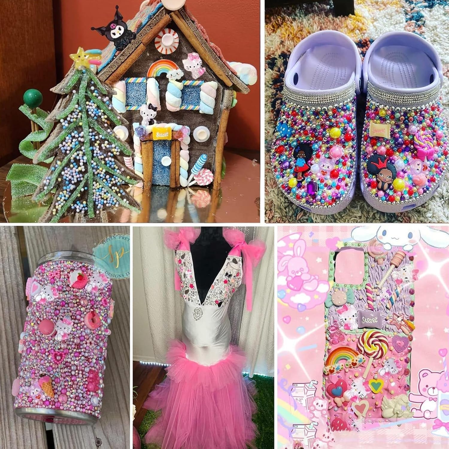 Talisoane 3D pentru unghii cu pisici, sclipici pentru unghii, paiete, talisoane pentru unghii din rășină, pietre prețioase pentru unghii, diamante pentru nail art, inclusiv stick de ceară pentru unghii cu strasuri (pisică colorată)