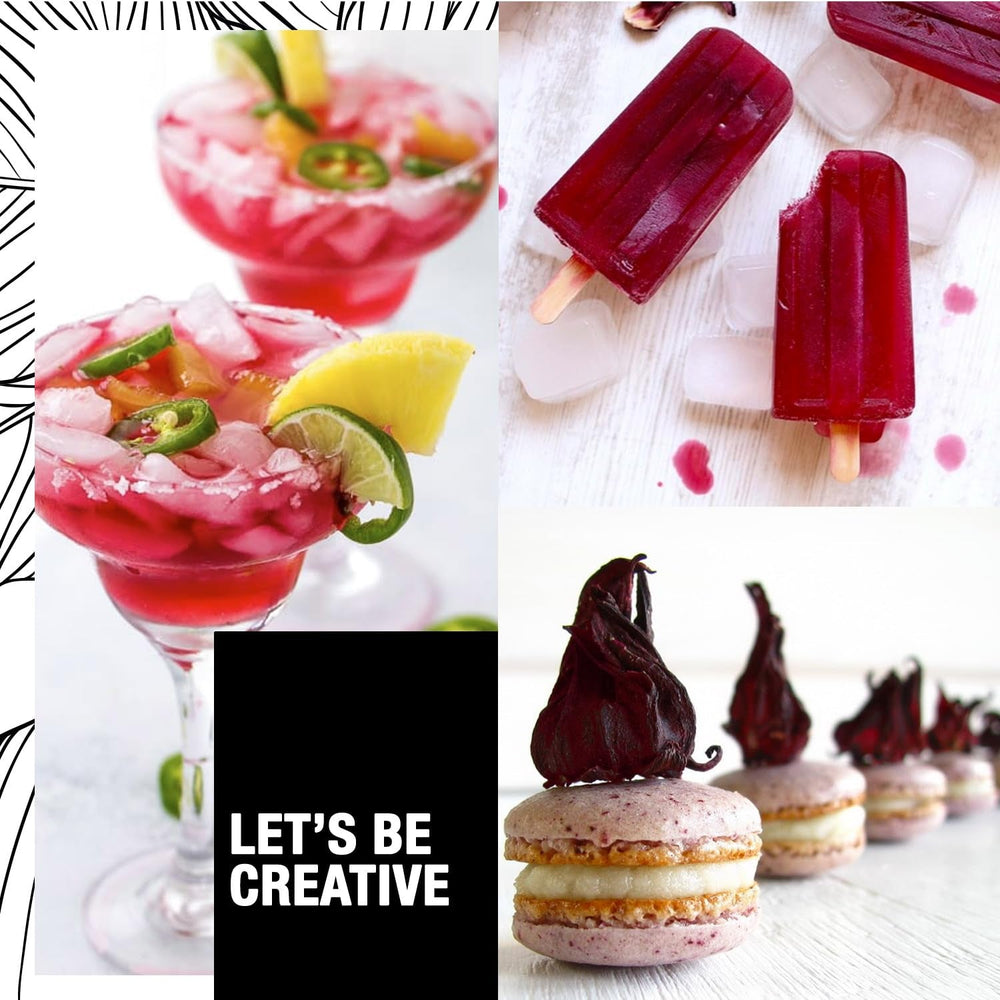 ORIGEENS CEAI DE HIBISCUS BIO Calitate premium - 50 pliculețe | Flori de hibiscus uscate bio pentru ceai, ceai de fructe, ceai rece, ceai karkade | Ceai de hibiscus pentru cură de detoxifiere și drenaj