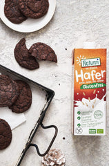 Natumi Bio Haferdrink Glutenfrei, 8 x 1L - Naturland zertifiziert, Laktosefrei, Glutenfrei, Ohne Zuckerzusatz, Bio, Wegańskie, Hergestellt mit deutschem Hafer, Milchfreie milchfreie Alternatywa