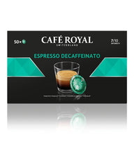 Espresso Forte 50 Pads für professional Nespresso Maschine - 7/10 Intensität - UTZ-zertifiziert & Espresso Decaffeinato 50 Pads für professional Nespresso Maschine - 7/10 Intensität