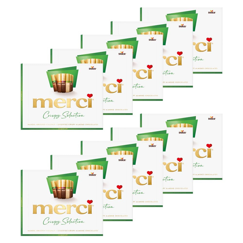 Finest Selection Variety Almond Crunch – 10 x 250g – Nadziewane i nienadziewane specjały czekoladowe