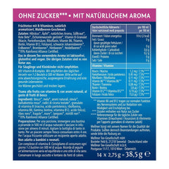 Meßmer Cold Tea Sommer-Beere | 14 pliculețe piramidale | Fără gluten | Fără lactoză | Vegan