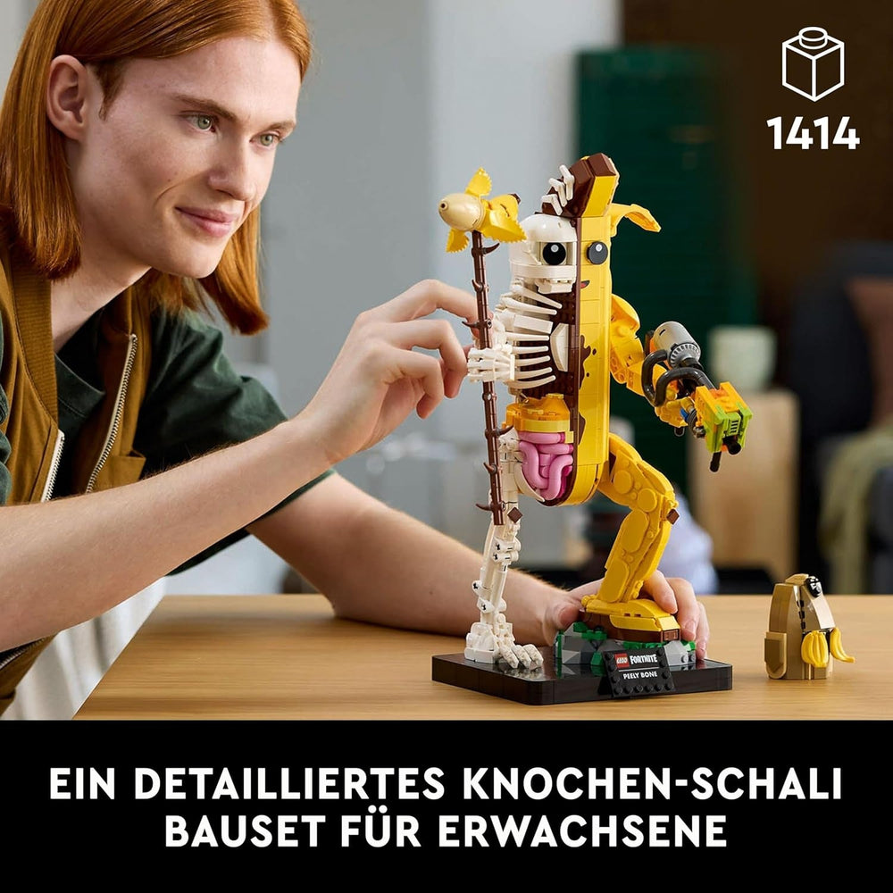 LEGO Fortnite Bone Shali — W zestawie miotacz farby i miska — Przedmiot kolekcjonerski dla fanów gier wideo — Zestaw do budowania dla dorosłych jako dekoracja domu lub biura — 77072 Zestawy do budowania Besuche den LEGO-Store