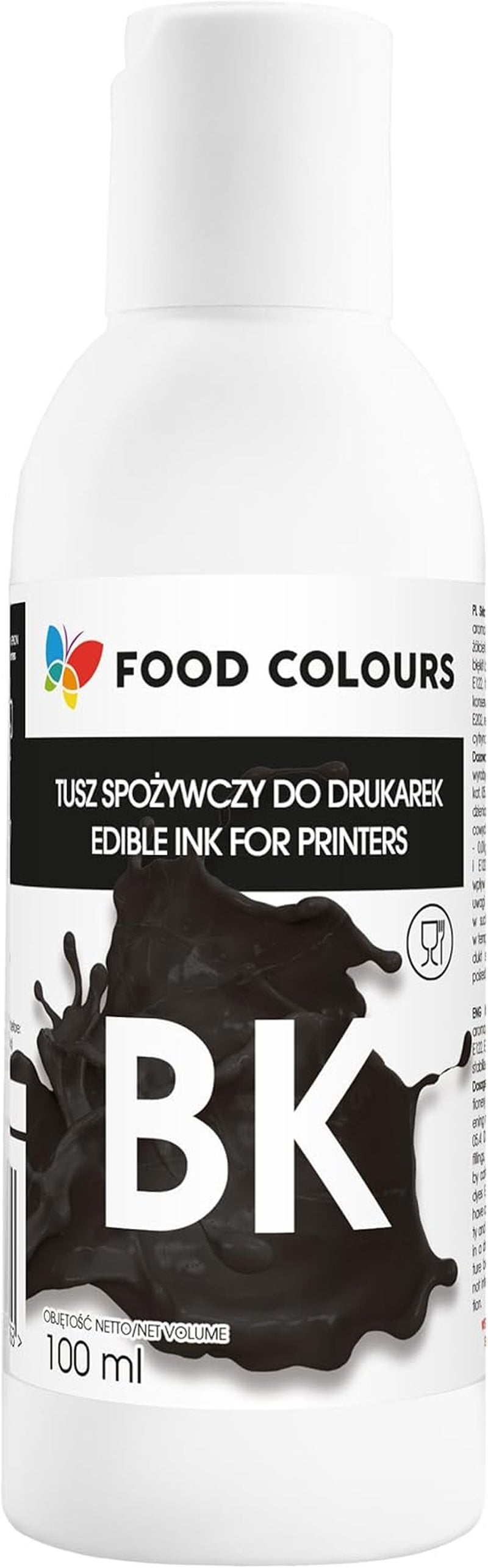 Coloranți alimentari Cerneală alimentară pentru imprimante MAGENTA 100ML Imprimare comestibilă, Imprimare pe hârtie de napolitană Adaos decorativ pentru prăjituri