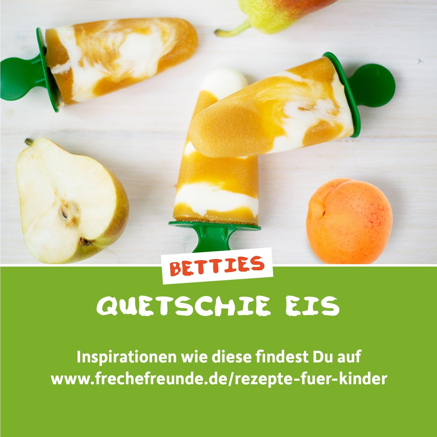 FRECHE FREUNDE Bio Quetschie Apple, Birne & Maracuja, Fruchtmus mit Obst im Quetschbeutel für Babies od 6. miesiąca, wegańskie, opakowanie 6er (6 x 100g)