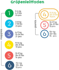 Jednorazowe pieluszki Bambiboo, przyjazne dla skóry, delikatne włókno bambusowe - Majtki do pieluch dla niemowląt - Jednorazowe nakładki na pieluchy - Ochrona skóry wrażliwej - Bardzo chłonne - Rozmiar 4 (Maxi), 16 sztuk