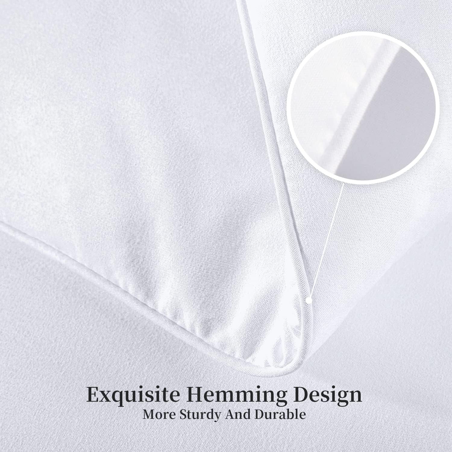 Kingsley Trend Alternatywna biała kołdra puchowa na każdą porę roku, na cały sezon, kołdra king size (2,6 x 2,3 m), miękka, kołdry i kołdry można prać w pralce Naty Shop