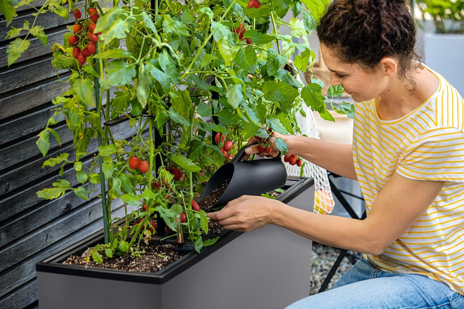 LECHUZA LECHUZA-PON Dozator 1 L gri ardezie 19062