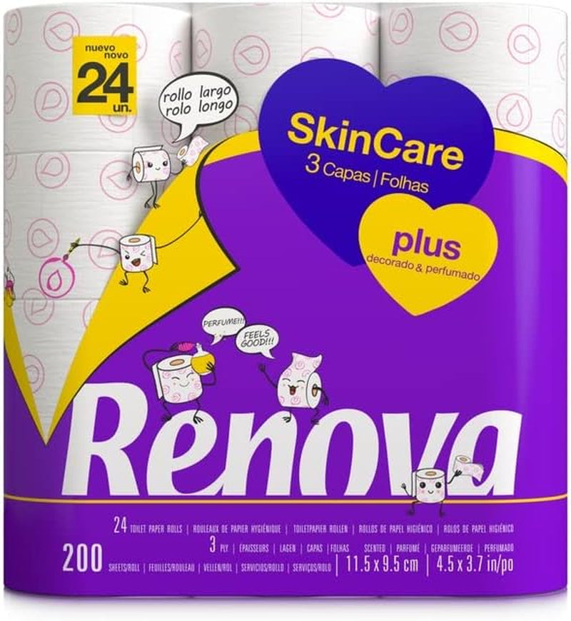 Hârtie igienică Renova parfumată - 24 role