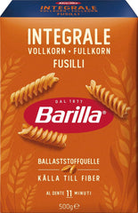 Barilla Pasta Integrale Fusilli – Makaron semolina z naturalnym błonnikiem, 500 g
