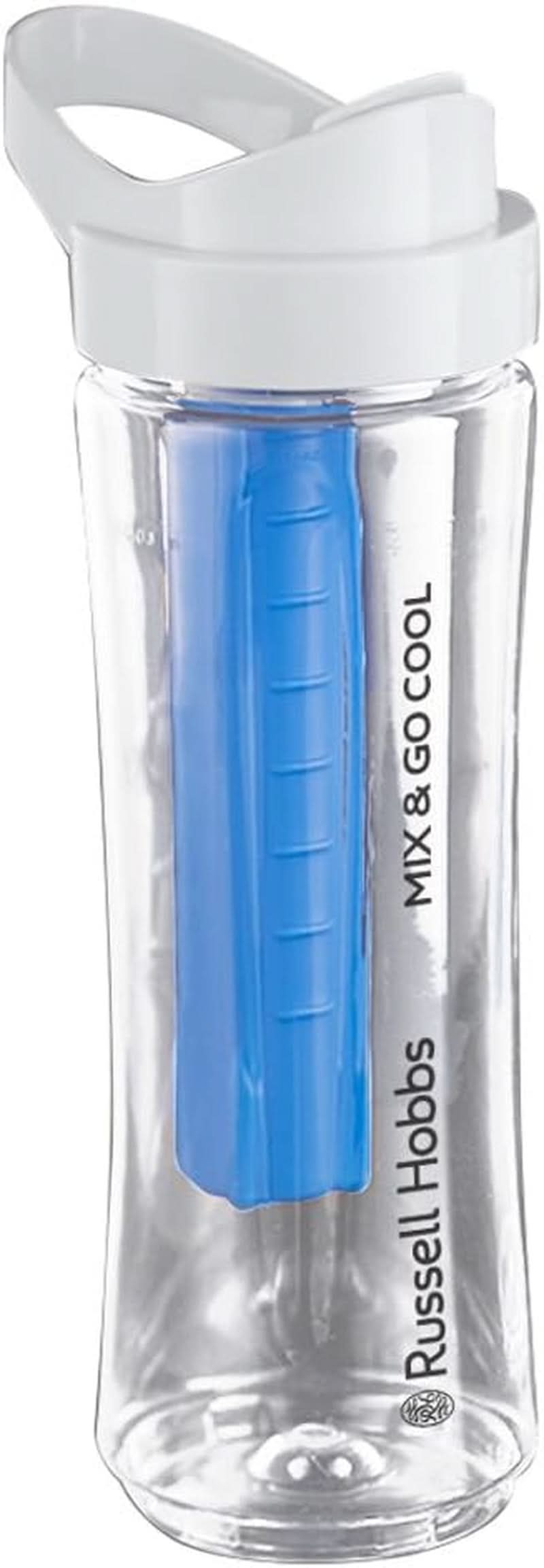 Russell Hobbs Mixer — Mikser stojący i urządzenie do przygotowywania smoothie na wynos [silnik o mocy 23 500 U/min] Inkl. 1X Mixbehälter 600Ml (Bpa-Frei, Spülmaschinen- & Bruchfest Inkl. Deckel) Zerkleinerer, Edelstahl, 23472-56 Kitchen Naty Shop Zusatzflasche Mit Kühlakku