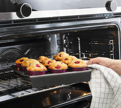 Tefal Creabake J3040104 Kuchenform, 9 Mulden, Antihaftbeschichtung, Austauschbar, Perfektes Backen, Kreative Und Leckere Rezepte, Nicht Compaible Mit Cake Factory, Creabake Formy i blachy do pieczenia Naty Shop