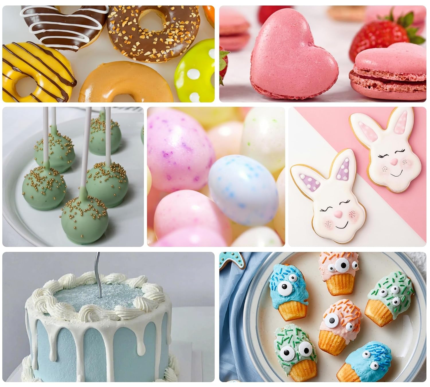 Colorant alimentar liposolubil 55g, colorant alimentar alb pe bază de ulei pentru ciocolată, fondant, macaron, decorarea torturilor, colorant alimentar concentrat pe bază de ulei pentru copt, gătit, glazură, cupcakes