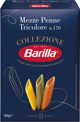 Barilla Collezione Mezze Penne Tricolore, 500 g