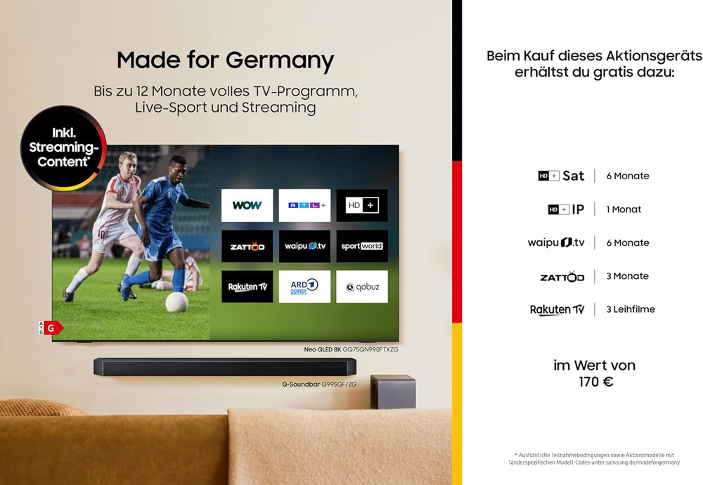 Televizor LED Samsung Crystal UHD 4K U7099F de 50 de inci (125 cm), procesor Crystal 4K, design MetalStream, SmartThings, securitate Knox, hub de jocuri, upscaling AI, conținut gratuit, televizor inteligent AI