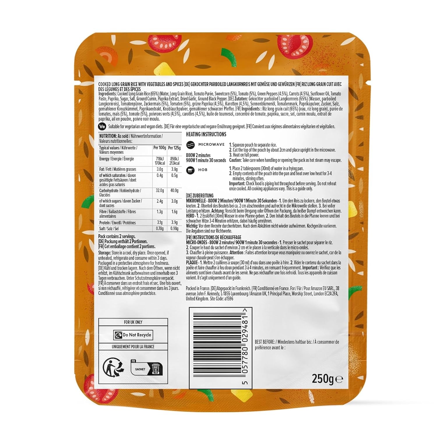 Ryż po meksykańsku z Amazonii, 250g