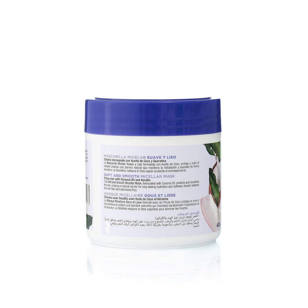 Mască de tulipan negru, moale și netedă, 400 ml Masca de par Naty Shop