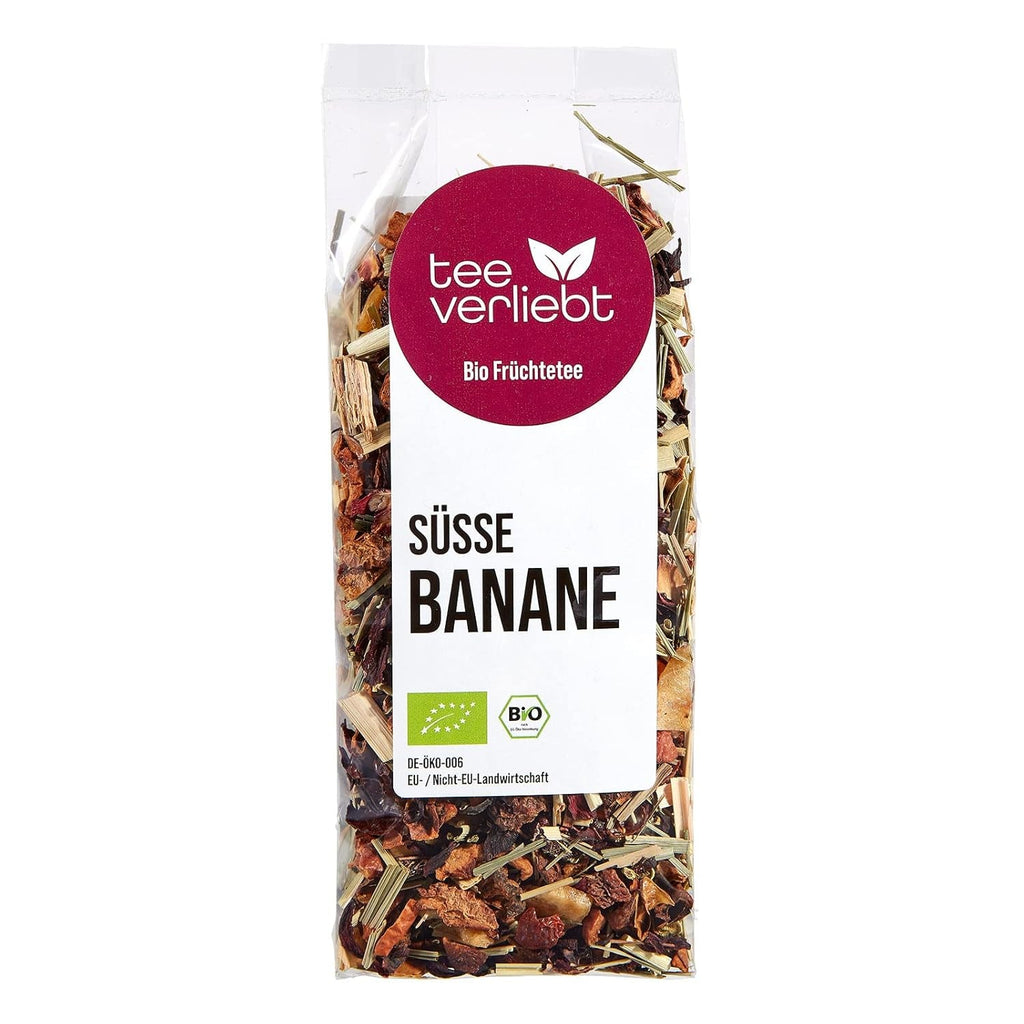 Teeverliebt - Ceai de fructe vrac Amestec pentru șemineu 1000 G I Amestec de ceai cu aromă de Crăciun și fructe de iarnă I Bio 1 Kg