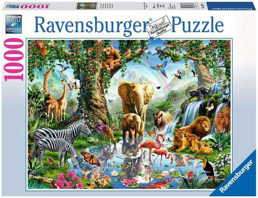 Ravensburger Puzzle 12000682 - Aventura în junglă - Puzzle de 1000 de piese pentru adulți și copii de la 14 ani, Puzzle Naty Shop Versiune veche