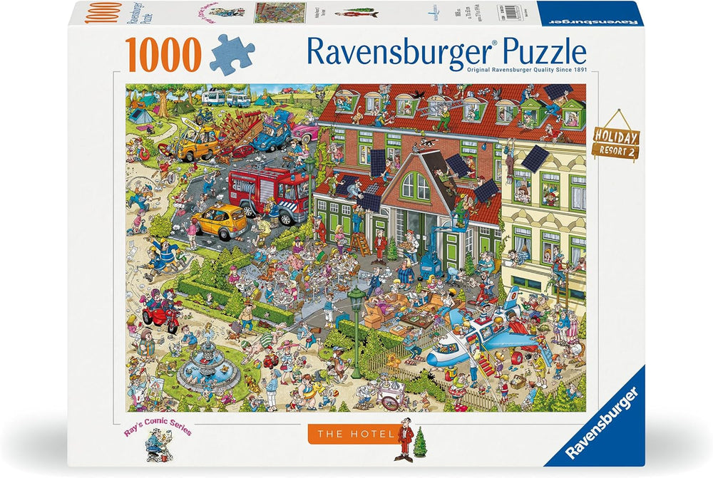 Ravensburger Puzzle 12000723 - Hotelul - Puzzle de 1000 de piese pentru adulți și copii de la 14 ani, Puzzle Naty Shop