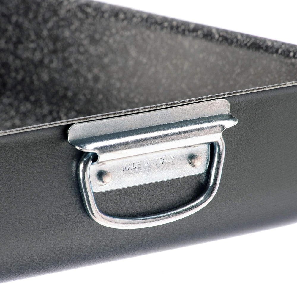 Alluflon Tradition Italy Forma do lasagne, aluminium, kolor czarny, 35 x 25 cm Formy i blachy do pieczenia Naty Shop