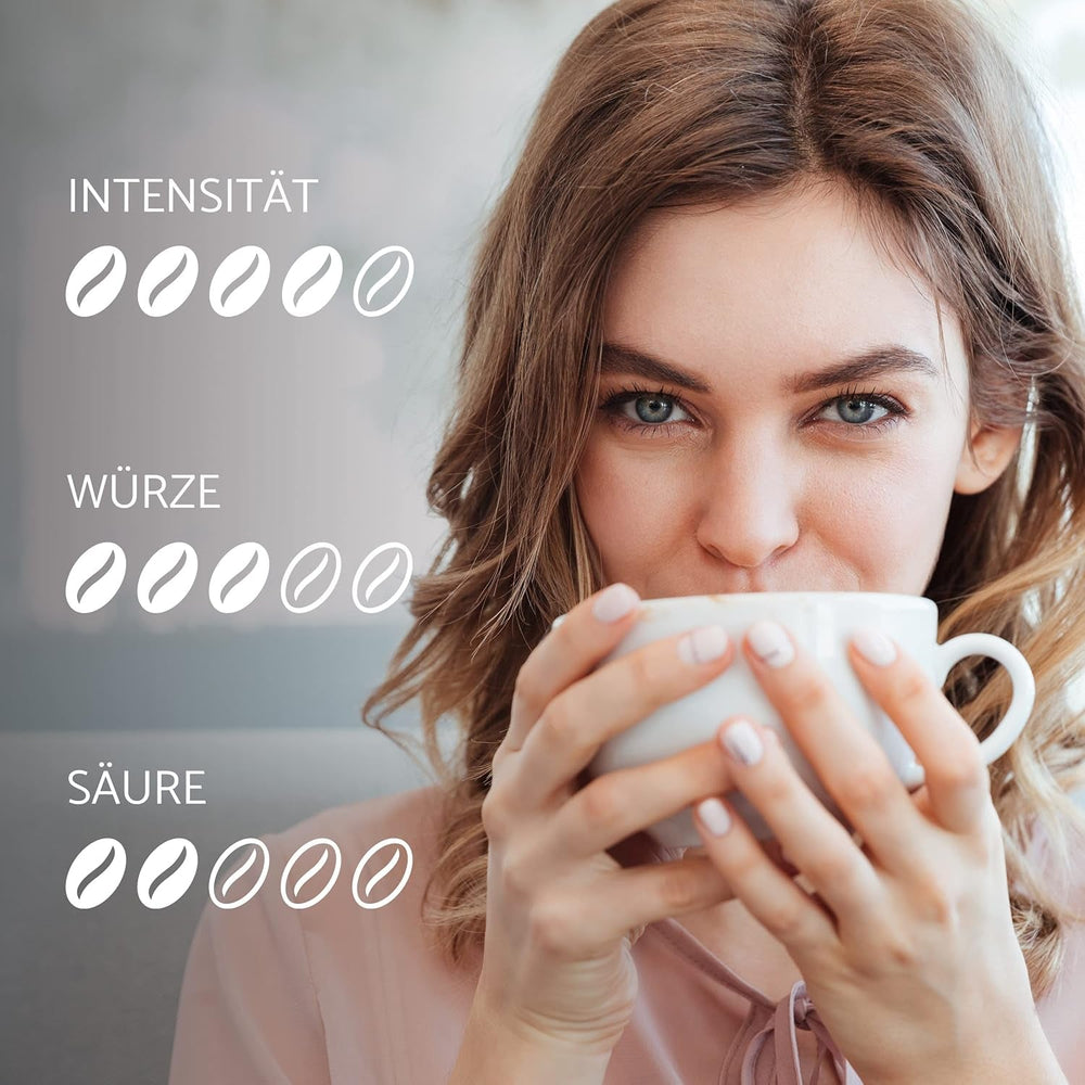 Café HAG Classic Mild Café Crema, boabe de cafea integrală decofeinizată, intensitate 4/5, pentru uz profesional Cafea Naty Shop