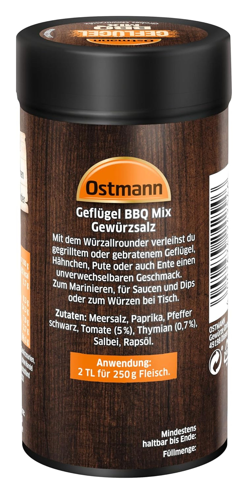 Mieszanka BBQ Geflügel gruba Gewürzsalz