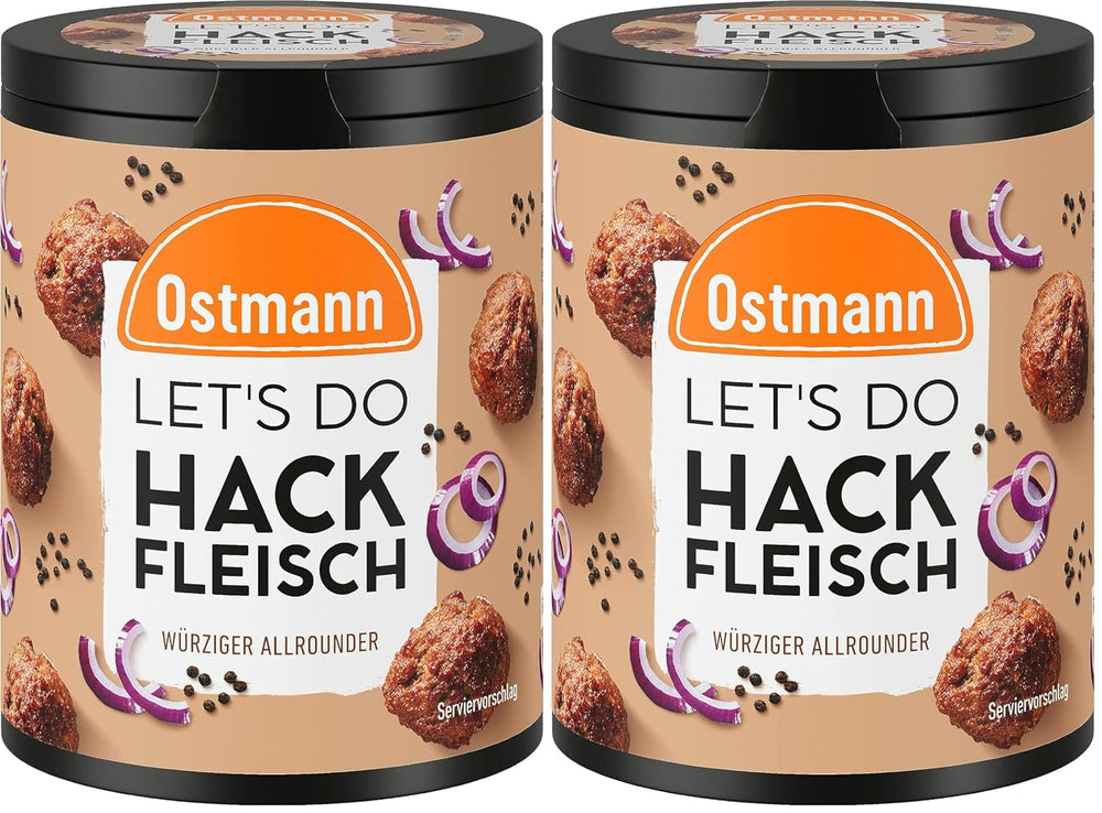 Ostmann Gewürze - Let's Do Fisch Allrounder | Gewürzsalz für Bratfisch, Flammlachs i Meeresfrüchte | Würziger Allrounder z musztardą, cytryną i koperkiem | 85 g w koszu Metalldose