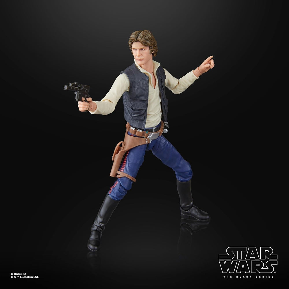 Gwiezdne Wojny Czarna Seria Han Solo, Gwiezdne Wojny: Nadzieja Premium Kolekcjonerska figurka (15 cm) Figurki Naty Shop