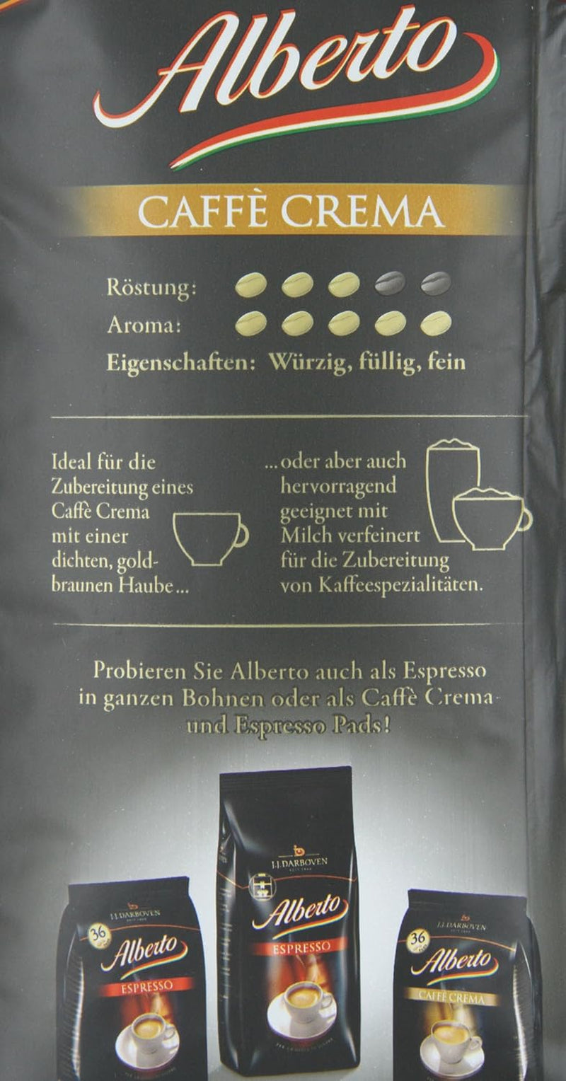Boabe de cafea Darboven Alberto Crema, 1 kg - de la more-taste
