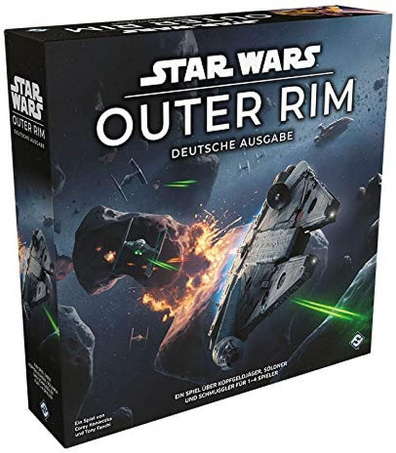 Gry o lotach fantasy, Star Wars: Zewnętrzne Rubieże, Expertenspiel, Brettspiel, 1-4 gry, Ab 14+ Jahren, 120+ Minuten, Deutsch