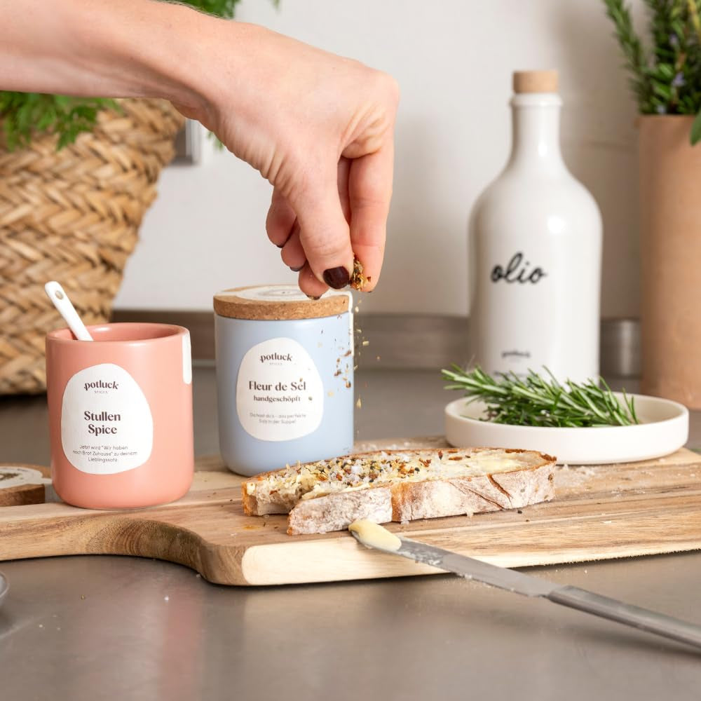 Potluk | Ogłuszająca Przyprawa | Gewürzzubereitung im Keramiktopf | 60 g | Wegańskie, bezglutenowe i z naturalnymi składnikami