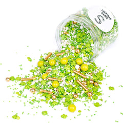 Super Streusel, Lucky Charms, Posypka z zielonego cukru, 90 gramów Posypka Naty Shop 90 gramów