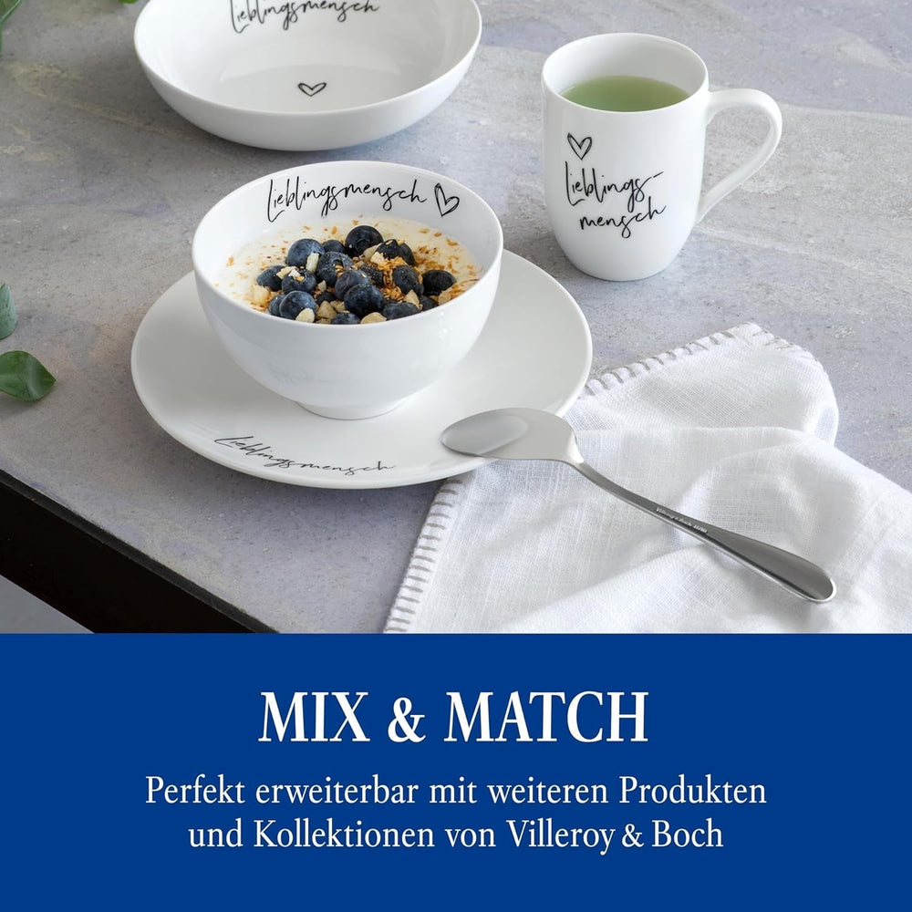 Villeroy & Boch – Oscar Tafelbesteck 24 Teilig 6 Personen, Spülmaschinenfest, Rostfrei, Zestaw Besteck, Essbesteck, Zestaw Messer Gabel Löffel, Zestaw sztućców, Besteckset Edelstahl, Edelstahl Kitchen Naty Shop