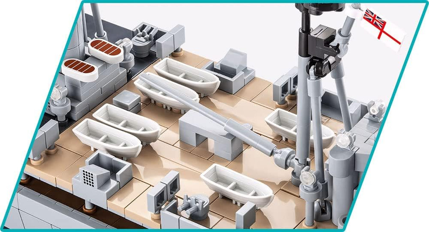 Cobi 4830 Historical Collection WWII HMS Hood 2613, Mittel