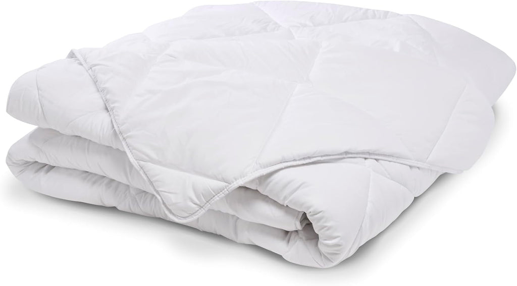 Plapumă caldă pentru 1 persoană, Hygiafill 95° lavabil, testat profesional, alb, 140X200Cm, KBOB40 Plapumi si pilote Naty Shop