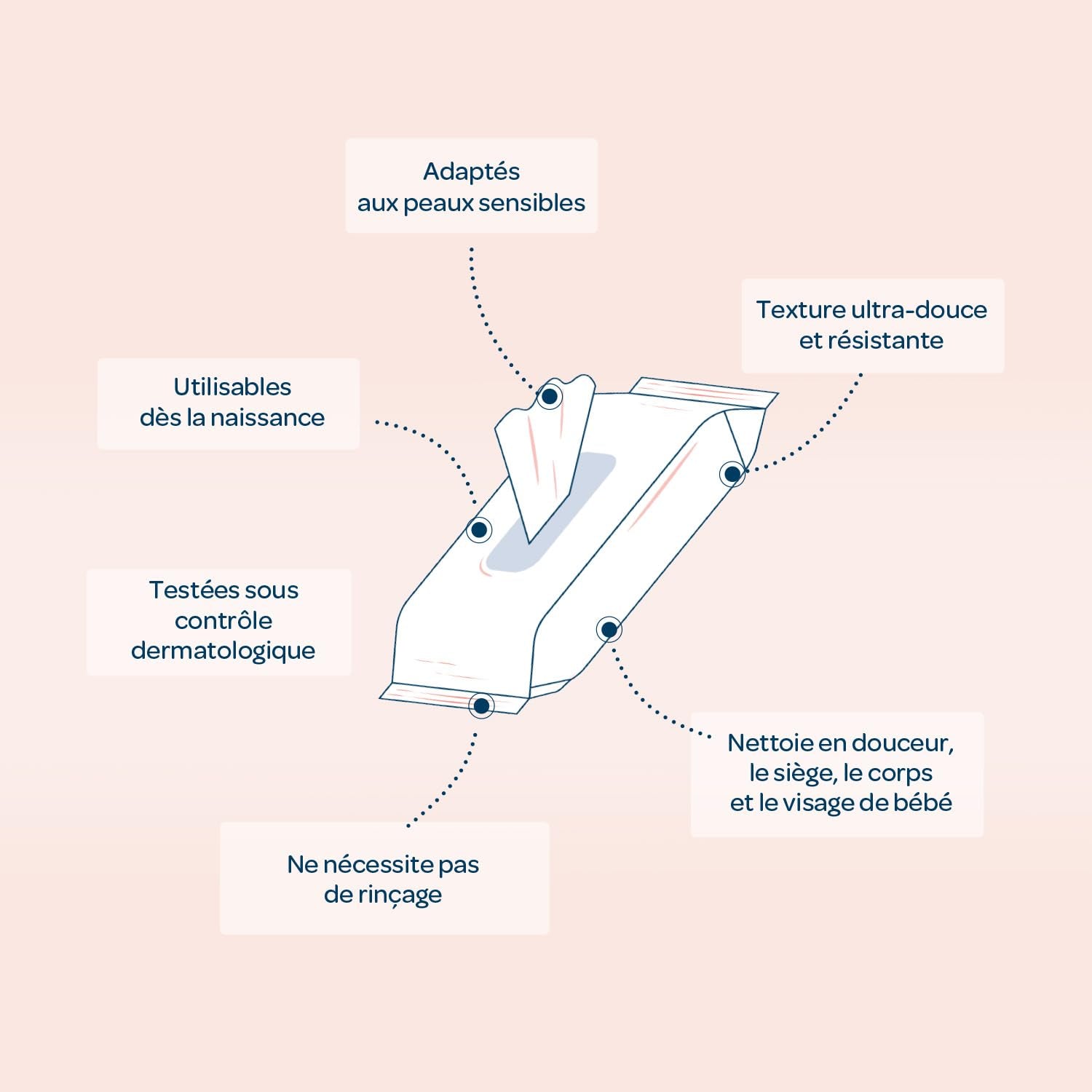 BIOLANE - Opakowanie 12 szt. - Chusteczki nawilżane dla niemowląt z mlekiem toaletowym - Niemowlęta - 864 Chusteczki nawilżane dla niemowląt - Oczyszczają i nawilżają - Do skóry wrażliwej - 98% pochodzenia naturalnego - Od urodzenia