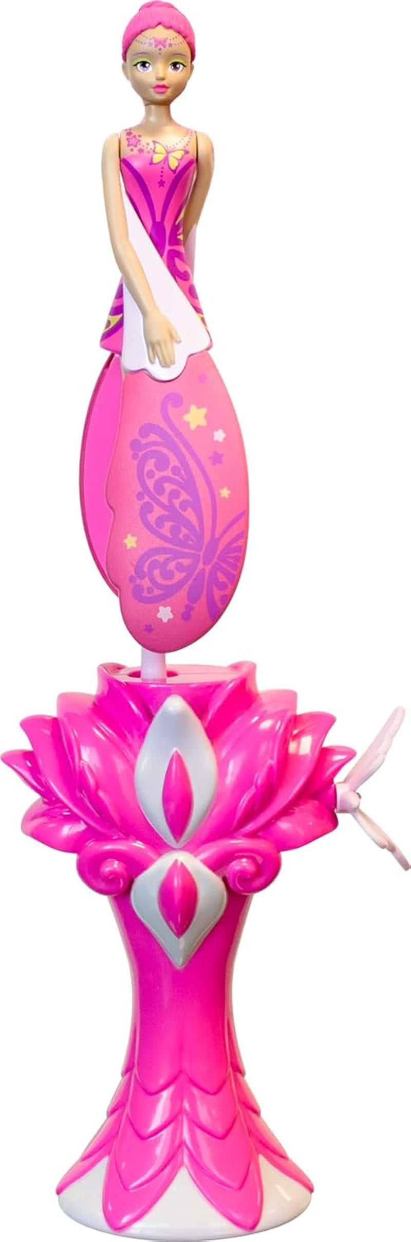 Lansay - Sky Dancers – Pretty Poppy – Magische Fliegende Puppe für Kinder ab 6 Jahren – Feenppuppe 18 cm – fliegt mit einem Launcher ohne Batterie – staunen Sie Ihre Kinder – Geschenkidee zum